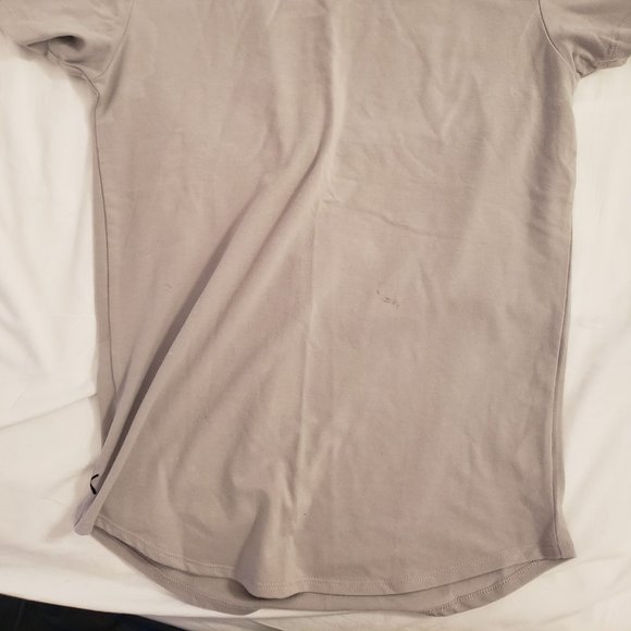 Cuts muscle t-shirt slim-fit, taupe (Small) *NEW* - Picture 2 of 2
